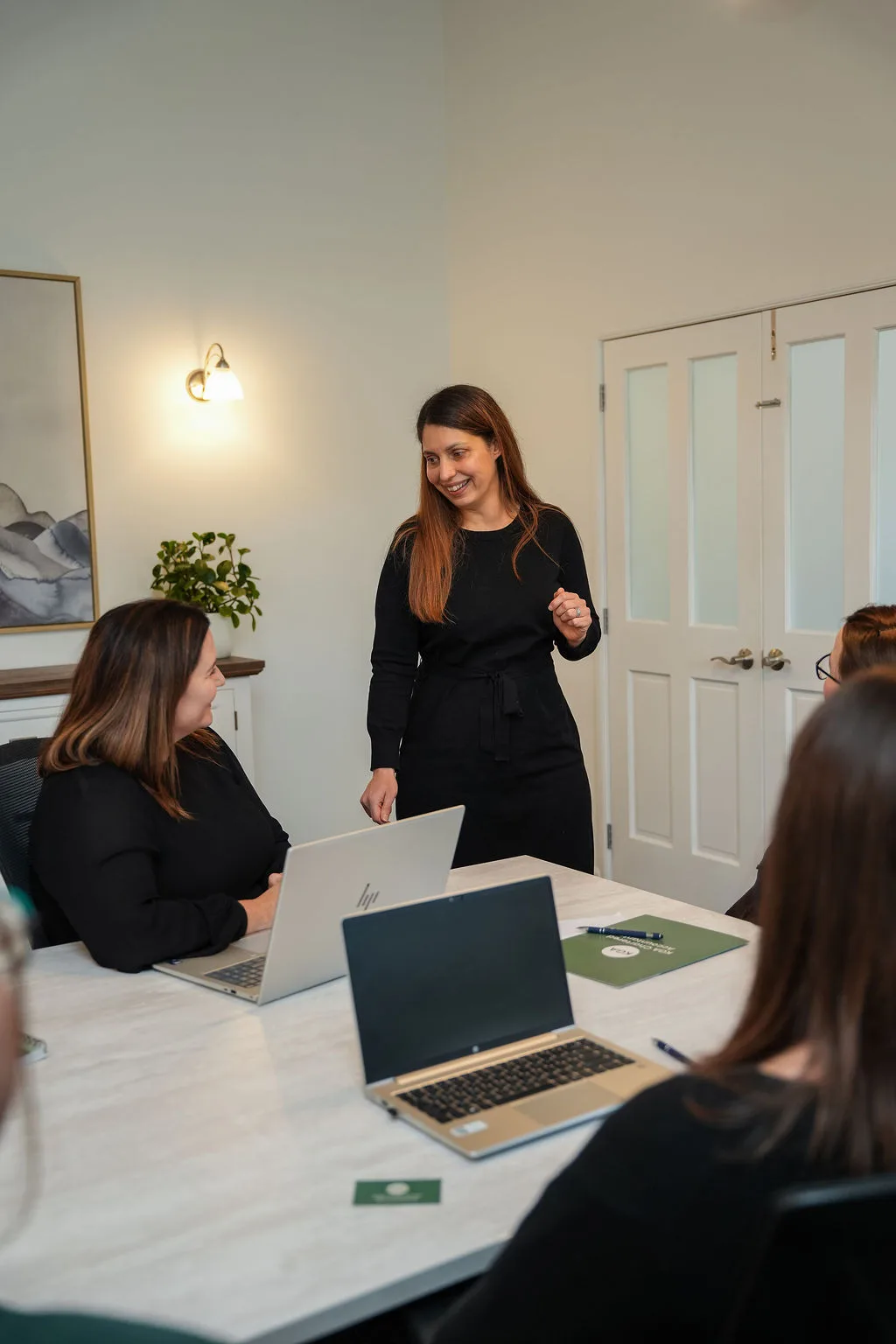 KGA director Lize Van Schalkwyk leading a coaching session with a business owner